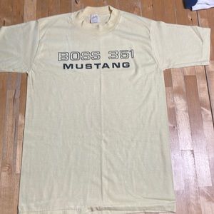 Vintage single stitch boss 351 mustang tshirt